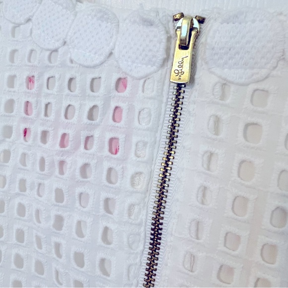 NWT Lilly Pulitzer Jennifer Shift Dress in Resort White Grid Eyelet - Picture 12 of 12